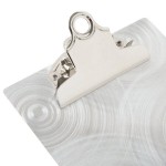 Menu Solutions CLIPCHECK-AL-SWIRL Alumitique Single Panel Aluminum Clipboard Menu / Check Presenter with Swirl Finish - 5