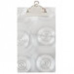 Menu Solutions CLIPCHECK-AL-SWIRL Alumitique Single Panel Aluminum Clipboard Menu / Check Presenter with Swirl Finish - 5