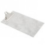 Menu Solutions CLIPCHECK-AL-SWIRL Alumitique Single Panel Aluminum Clipboard Menu / Check Presenter with Swirl Finish - 5