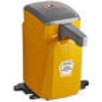 Heinz Keystone 1.5 Gallon Gold Plastic Countertop Honey Mustard Pump Dispenser with Touchless Automatic Dispensing Lid