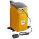 Heinz Keystone 1.5 Gallon Gold Plastic Countertop Honey Mustard Pump Dispenser with Touchless Automatic Dispensing Lid