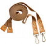 Acopa Hazleton Mocha Cross-Back Replacement Straps - 2/Pack