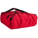 Cambro GBPP318521 Customizable Insulated Red Premium Pizza Delivery GoBag® - Holds up to (3) 18