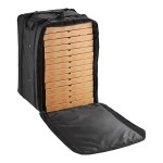 CaterGator Dash Insulated Pizza Delivery Bag Black Soft-Sided Heavy-Duty Nylon 21 5/8 CaterGator Dash Insulated Pizza Delivery Bag Black Soft-Sided Heavy-Duty Nylon 21 5/8