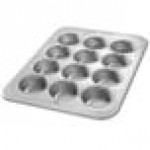 Chicago Metallic 43645 12 Cup 5 oz. Glazed Aluminized Steel Jumbo Muffin Pan - 12 7/8