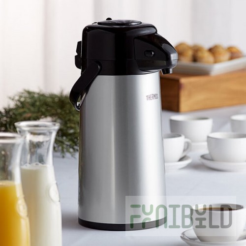 Thermos FN545 1.9 Liter Glass Insulated Airpot with Push Button by Arc Cardinal