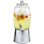 Stylesetter Oak Grove 2.5 Gallon Glass Beverage Dispenser by Jay Companies
