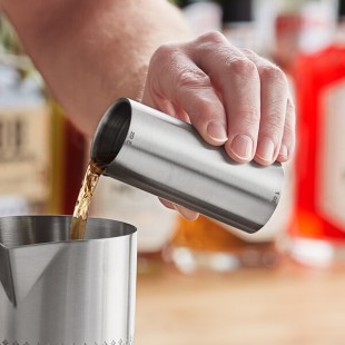 Outset® 1 oz. & 2 oz. Stainless Steel Thimble Jigger 76492 Outset® 1 oz. & 2 oz. Stainless Steel Thimble Jigger 76492