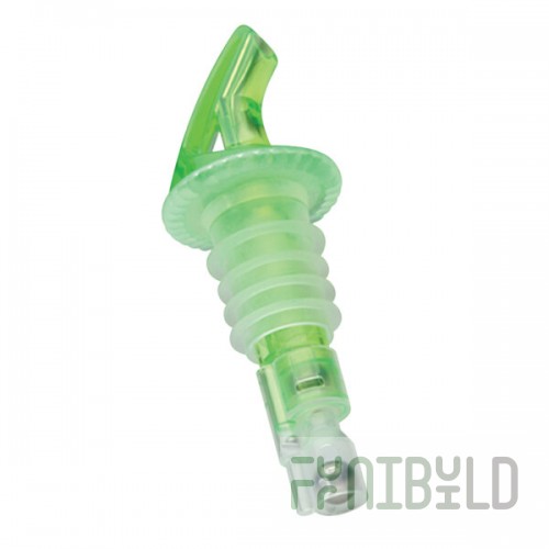 Precision Pours 78 SG 0.875 oz. Shamrock Green Measured Liquor Pourer - 12/Pack
