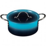 Bon Chef Country French X 3.3 Qt. Ombre White Sauce Pot with Cover 73301-OM-W