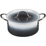 Bon Chef Country French X 3.3 Qt. Ombre White Sauce Pot with Cover 73301-OM-W