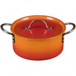 Bon Chef Country French X 3.3 Qt. Ombre White Sauce Pot with Cover 73301-OM-W