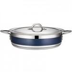 Bon Chef Country French X 3.3 Qt. Ombre White Sauce Pot with Cover 73301-OM-W