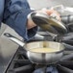 Vigor SS1 Series 1 Qt. Stainless Steel Saucier Pan / Butter Warmer Vigor SS1 Series 1 Qt. Stainless Steel Saucier Pan / Butter Warmer