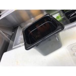 Carlisle 10402B03 StorPlus Full Size Black High Heat Plastic Food Pan - 6 Carlisle 10402B03 StorPlus Full Size Black High Heat Plastic Food Pan - 6