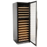 Eurodib USF168D Single Section 154-Bottle Dual Temperature Full Glass Door Wine Refrigerator Eurodib USF168D Single Section 154-Bottle Dual Temperature Full Glass Door Wine Refrigerator