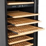 Eurodib USF168D Single Section 154-Bottle Dual Temperature Full Glass Door Wine Refrigerator Eurodib USF168D Single Section 154-Bottle Dual Temperature Full Glass Door Wine Refrigerator