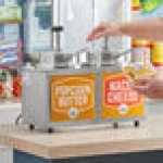 Carnival King RWS35DBL Double 3.5 Qt. Warmer with Pumps - 120V, 1100W Carnival King RWS35DBL Double 3.5 Qt. Warmer with Pumps - 120V, 1100W