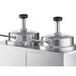 Carnival King RWS35DBL Double 3.5 Qt. Warmer with Pumps - 120V, 1100W Carnival King RWS35DBL Double 3.5 Qt. Warmer with Pumps - 120V, 1100W