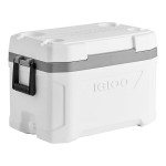 Igloo 50541 Marine Ultra 54 Qt. White Cooler with Comfort Grip Handles