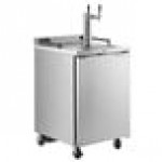 Beverage-Air DZ24HC-1-S Double Tap Dual Zone Kegerator Beer Dispenser - Stainless Steel, (4) 1/6 Keg Capacity