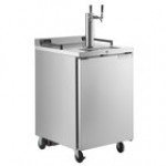Beverage-Air DZ24HC-1-S Double Tap Dual Zone Kegerator Beer Dispenser - Stainless Steel, (4) 1/6 Keg Capacity