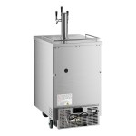 Avantco UDD-1-HC-S Triple Tap Kegerator Beer Dispenser - Stainless Steel, (1) 1/2 Keg Capacity