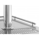 Avantco UDD-1-HC-S Triple Tap Kegerator Beer Dispenser - Stainless Steel, (1) 1/2 Keg Capacity
