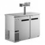 Avantco UDD-1-HC-S Triple Tap Kegerator Beer Dispenser - Stainless Steel, (1) 1/2 Keg Capacity