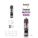 Kuvings CB1000 3 hp Commercial Auto Blender with Vacuum - 120V Kuvings CB1000 3 hp Commercial Auto Blender with Vacuum - 120V