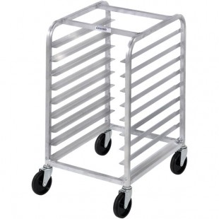 Channel 430S 8 Pan Stainless Steel End Load Undercounter Sheet / Bun Pan Rack - Assembled Channel 430S 8 Pan Stainless Steel End Load Undercounter Sheet / Bun Pan Rack - Assembled