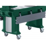 Cambro VBRHD6519 Green 6' Versa Food / Salad Bar with Heavy-Duty Casters Cambro VBRHD6519 Green 6' Versa Food / Salad Bar with Heavy-Duty Casters