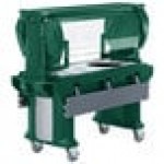 Cambro VBRHD6519 Green 6' Versa Food / Salad Bar with Heavy-Duty Casters Cambro VBRHD6519 Green 6' Versa Food / Salad Bar with Heavy-Duty Casters