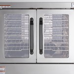 Vulcan VC4GD-1 1D150K Natural Gas Single Deck Full Size Gas Convection Oven with Solid State Controls and Legs - 50,000 BTU Vulcan VC4GD-1 1D150K Natural Gas Single Deck Full Size Gas Convection Oven with Solid State Controls and Legs - 50,000 BTU