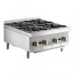 Cooking Performance Group R-CPG-24-NL 4 Burner Gas Countertop Range / Hot Plate - 88,000 BTU Cooking Performance Group R-CPG-24-NL 4 Burner Gas Countertop Range / Hot Plate - 88,000 BTU