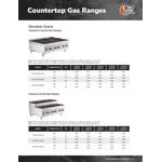 Cooking Performance Group R-CPG-24-NL 4 Burner Gas Countertop Range / Hot Plate - 88,000 BTU Cooking Performance Group R-CPG-24-NL 4 Burner Gas Countertop Range / Hot Plate - 88,000 BTU