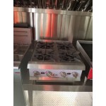 Cooking Performance Group R-CPG-24-NL 4 Burner Gas Countertop Range / Hot Plate - 88,000 BTU Cooking Performance Group R-CPG-24-NL 4 Burner Gas Countertop Range / Hot Plate - 88,000 BTU