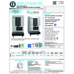 Hoshizaki DCM-271BAK-OS Opti-Serve 16 5/8
