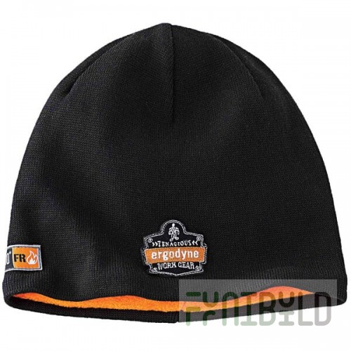 Ergodyne 16820 N-Ferno 6820 Black Flame-Resistant Knit Cap