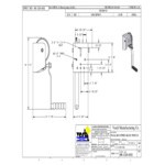 Vestil Steel Double Wall Mounted Hand Winch WALL-D - 1,500 lb. Capacity