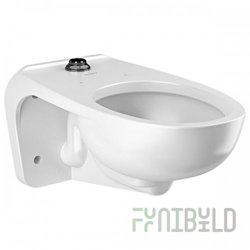 Sloan 2102459T ADA Elongated Wall-Mounted Toilet - 1.1 to 1.6 GPF