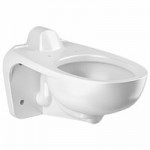 Sloan 2102459T ADA Elongated Wall-Mounted Toilet - 1.1 to 1.6 GPF Sloan 2102459T ADA Elongated Wall-Mounted Toilet - 1.1 to 1.6 GPF
