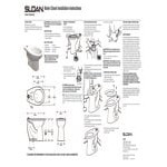 Sloan 2108009 Standard Elongated Floor-Mounted Toilet Bowl for 2108013 - 1.6 GPF Sloan 2108009 Standard Elongated Floor-Mounted Toilet Bowl for 2108013 - 1.6 GPF