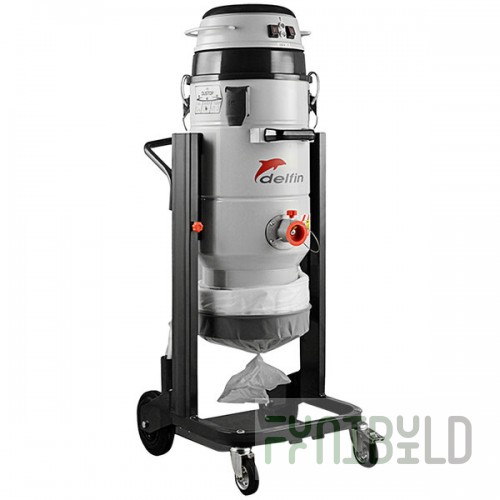 Delfin Industrial MISTRAL 202 DS LP (V105HLP) Industrial Vacuum with Endless Bag System and HEPA Filtration - 115V, 1 Phase
