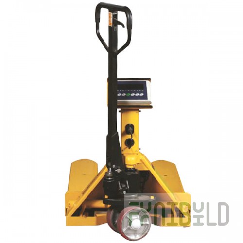 Wesco Industrial Products 272938 5,000 lb. Battery Powered Scale Pallet Truck with 22 1/2