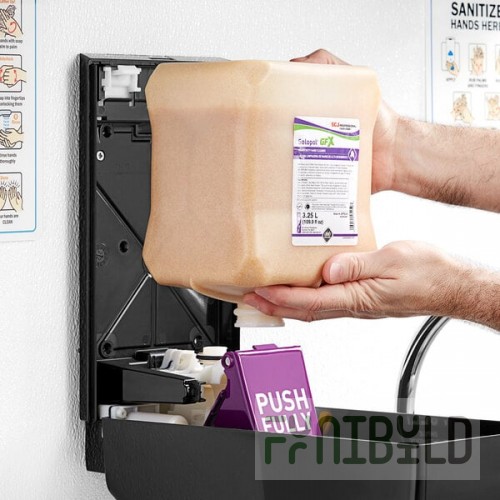 SC Johnson Professional® Solopol GFX GPF3LNA 3.25 Liter Heavy-Duty Foaming Hand Soap with Grit Refill - 2/Case