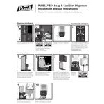 PURELL® Healthy Soap® 5072-1G ES4 1200 mL Graphite Gray Manual Hand Soap Dispenser Starter Kit PURELL® Healthy Soap® 5072-1G ES4 1200 mL Graphite Gray Manual Hand Soap Dispenser Starter Kit