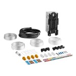 Seko ProMax PXB4F16U0000 4-Product Wall-Mount Venturi Chemical Dilution System with Button Activation and Flex Gap Backflow Prevention - 4 GPM