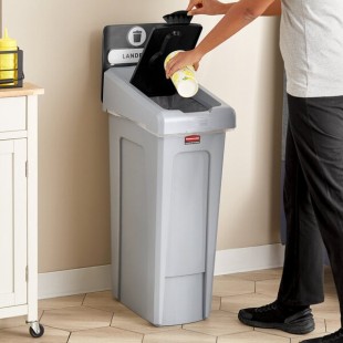 Rubbermaid® Slim Jim 2185053 23 Gallon Single-Stream Landfill Station with Lid Rubbermaid® Slim Jim 2185053 23 Gallon Single-Stream Landfill Station with Lid