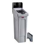 Rubbermaid® Slim Jim 2185053 23 Gallon Single-Stream Landfill Station with Lid